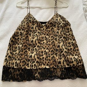 Zara Cheetah Top